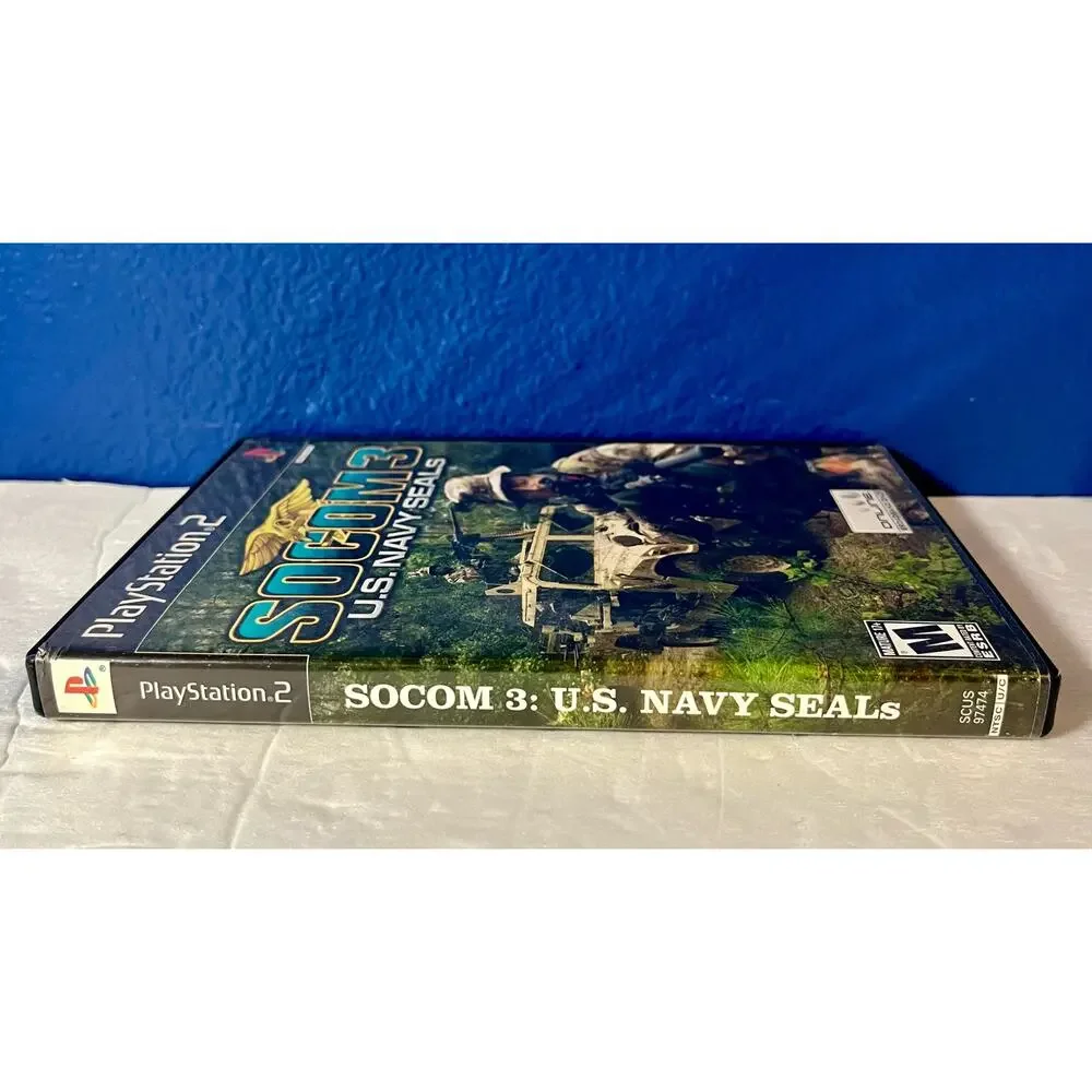 SOCOM 3:‎ U.S. Navy Seals (Sony PlayStation 2, 2005) PS2 Complete